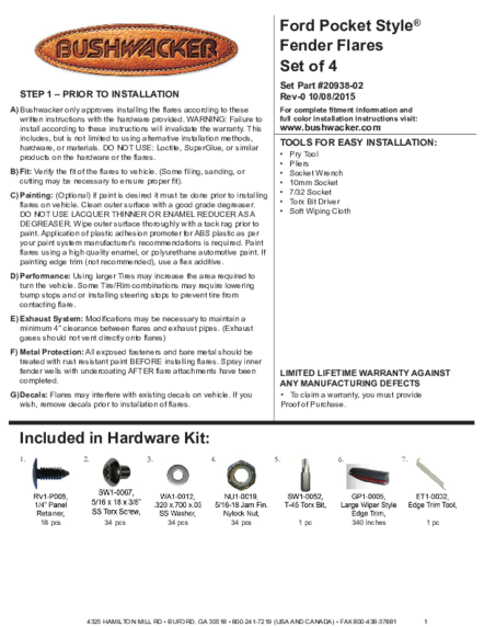 Installation Manual